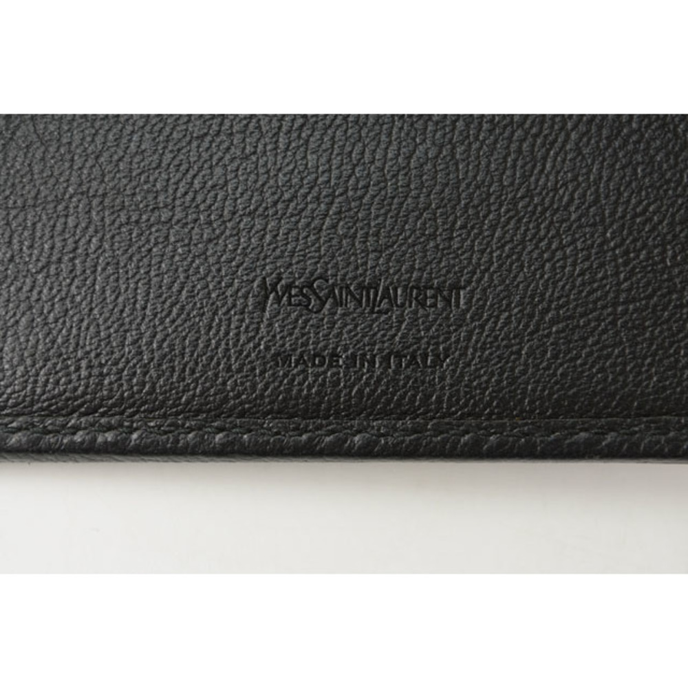 Saint Laurent Paris Wallet Folding Wallet Zipper Type Black - Picture 7 of 9